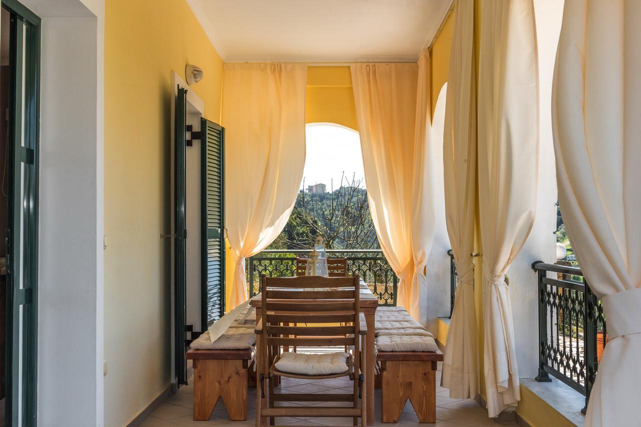Corfu Villa Kokkini With Swimming Pool Kokkínion Dış mekan fotoğraf