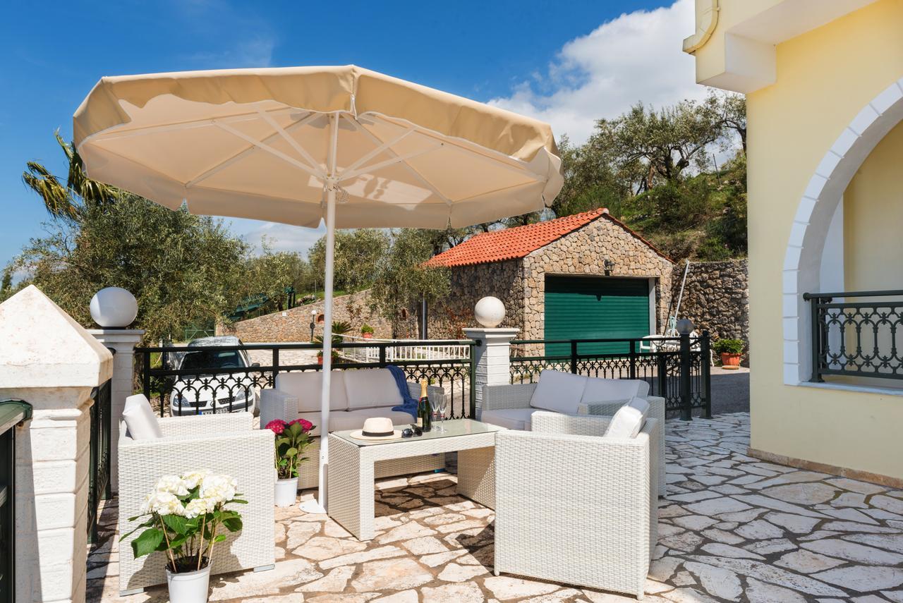 Corfu Villa Kokkini With Swimming Pool Kokkínion Dış mekan fotoğraf