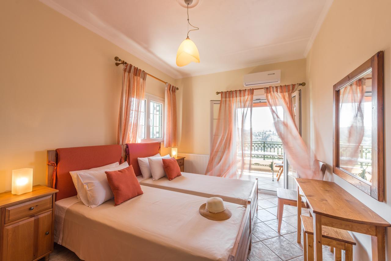Corfu Villa Kokkini With Swimming Pool Kokkínion Dış mekan fotoğraf